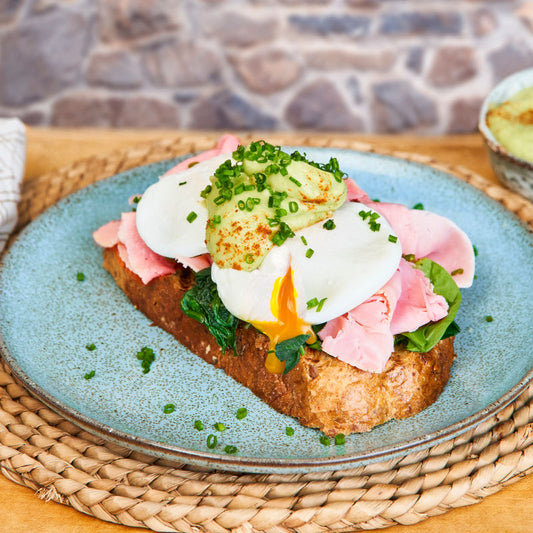 7 Day Dry Aged Baked Ham & Avocado Hollandaise