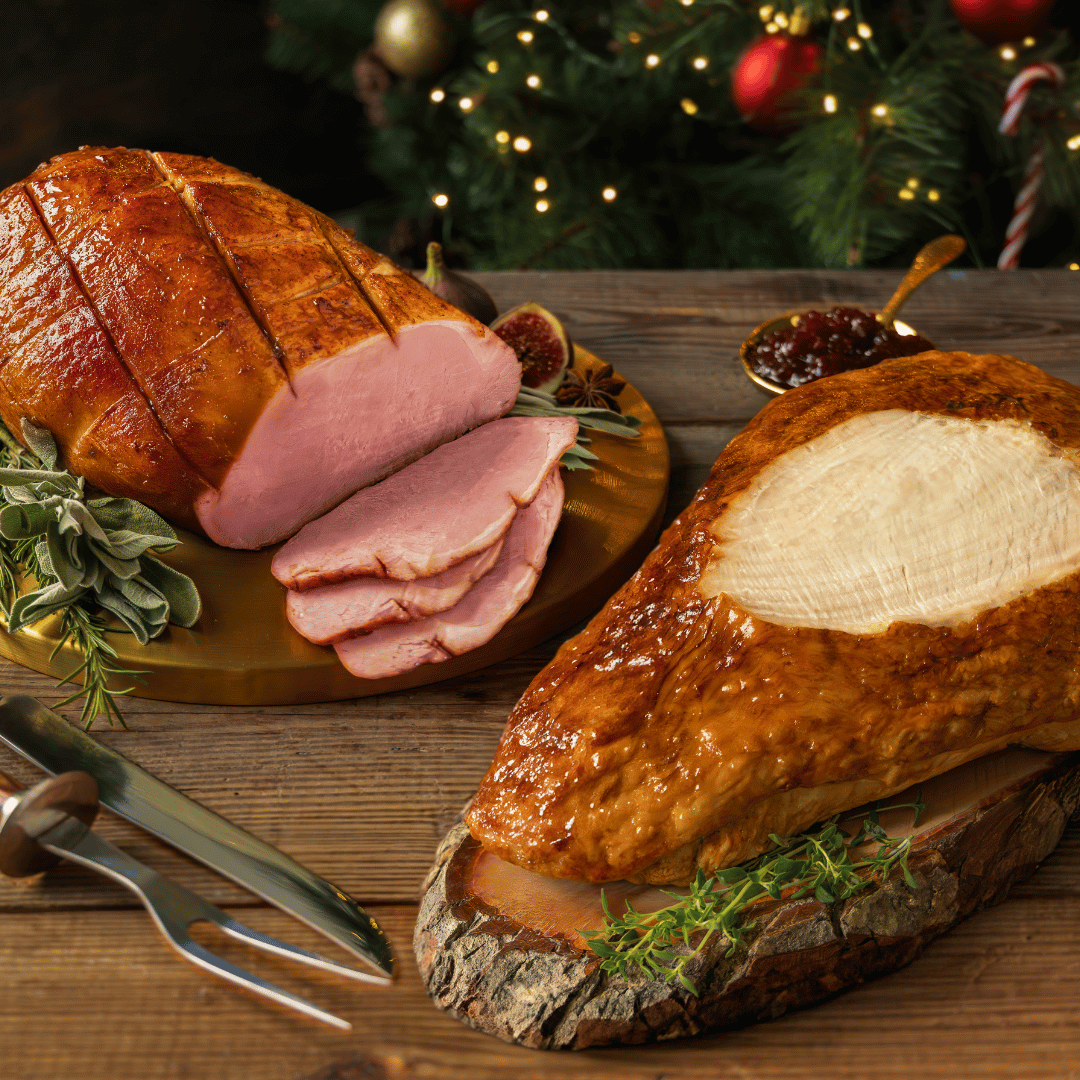 Brady Family Silverside Ham (3.3kg) & Brady Family Turkey (1.8kg)