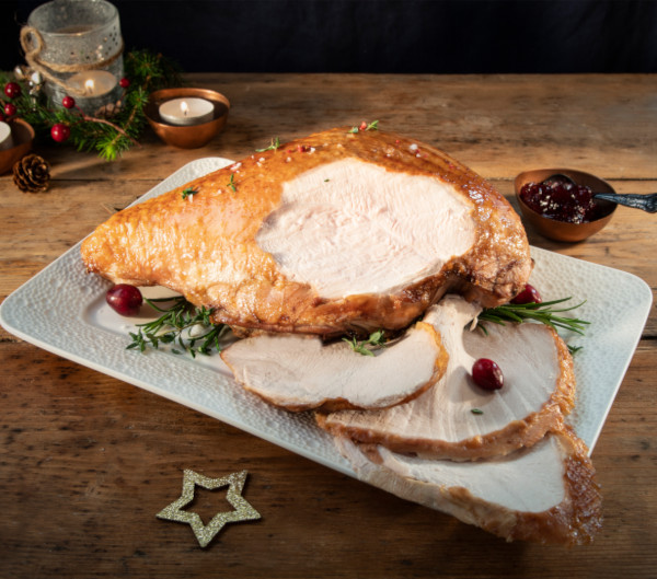 Homebird Boneless Skin On Turkey Breast 2.2kg
