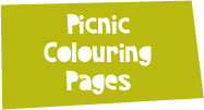Picnic Colouring Pages