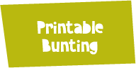 Printable Bunting