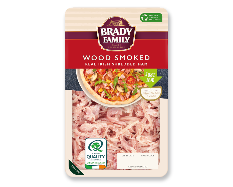 Brady Family Just Add Wood Smoked Shredded Ham